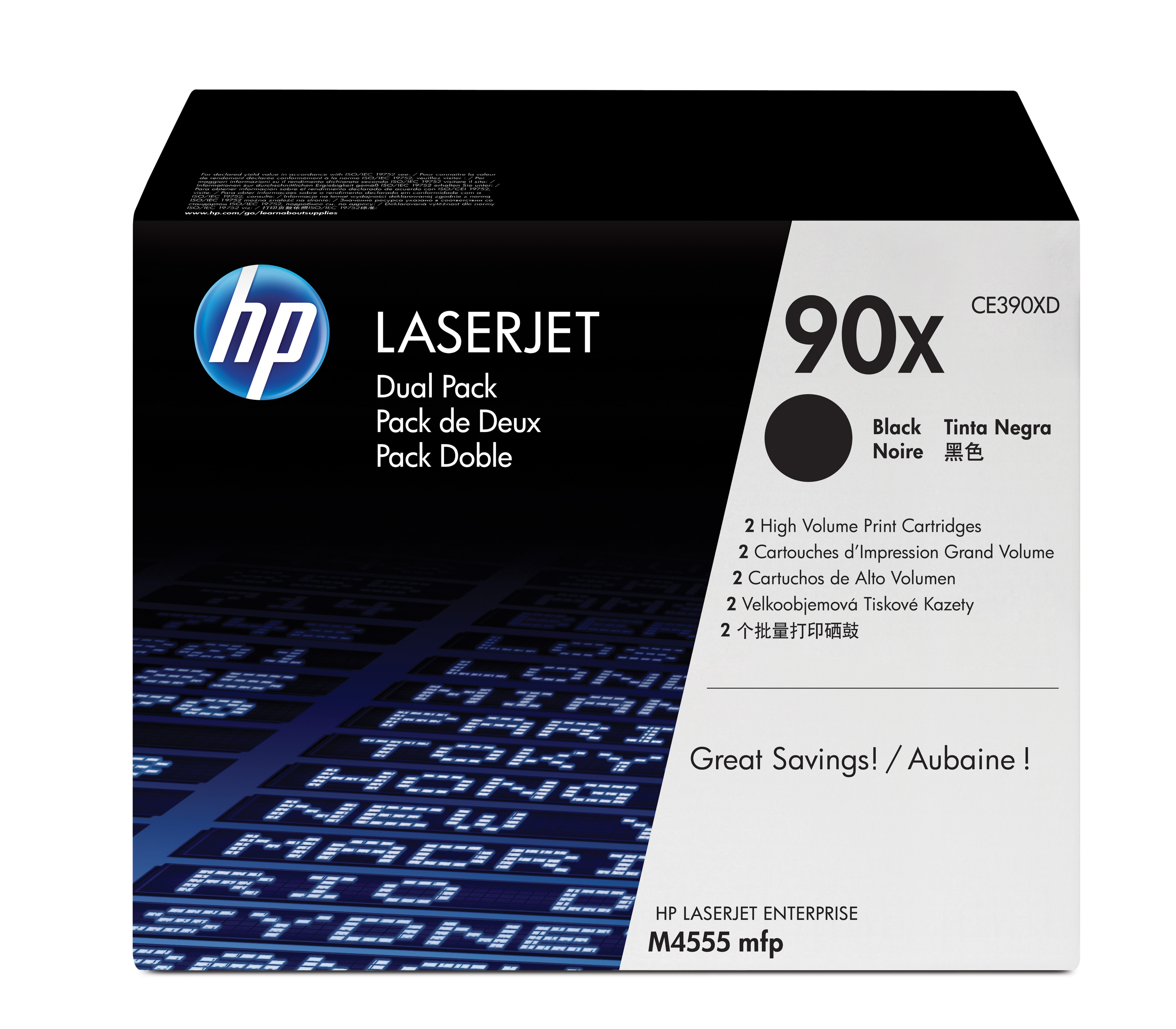Tóner HP CE390XD Negro Original