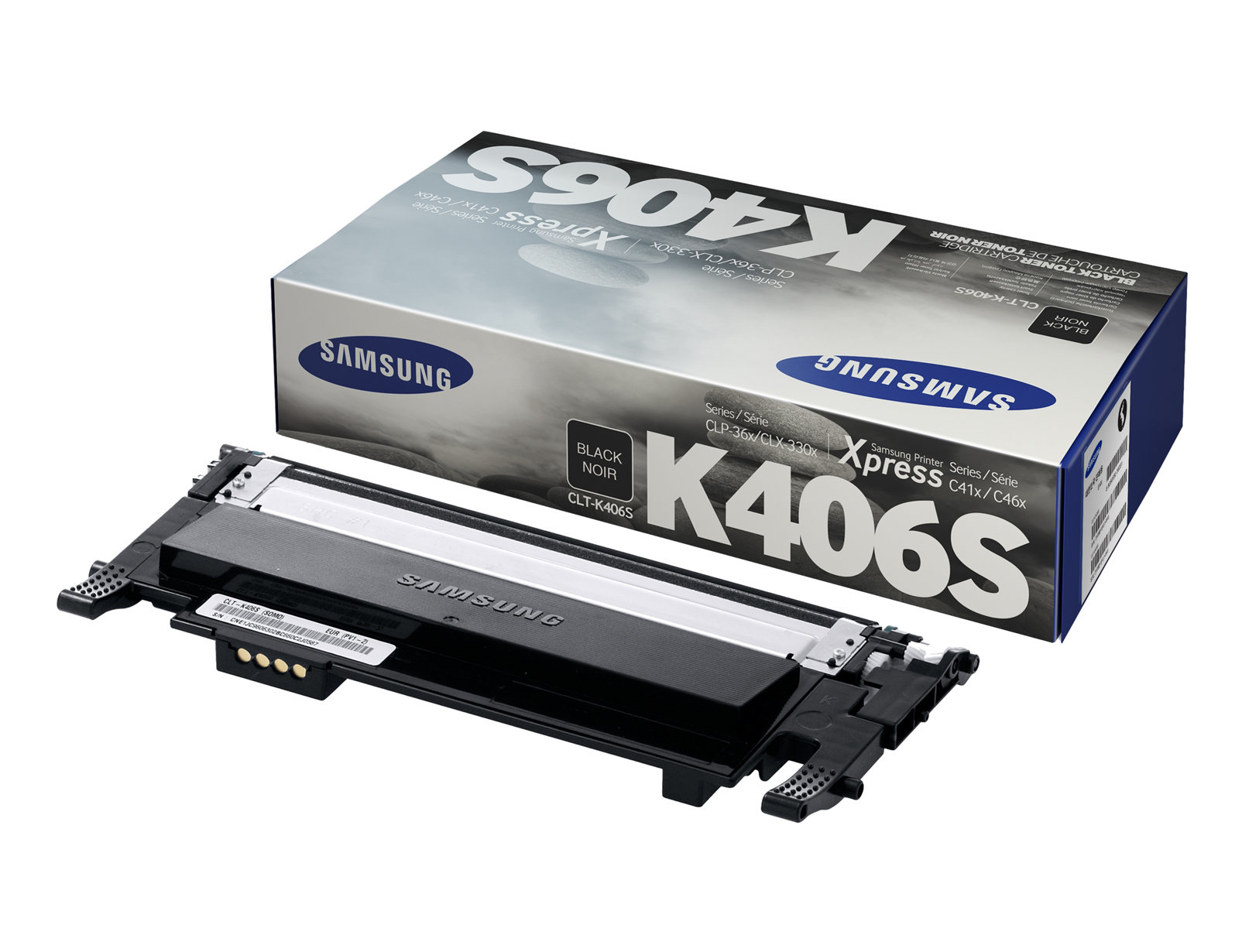 Tóner Samsung TONER SAMSUNG CLT-K406S BLACK 1,500 PAG Negro Original