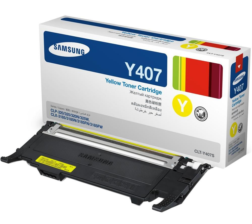 Tóner Samsung TONER SAMSUNG CLT-Y407S YELLOW 1,000 PAG Amarillo Ori…