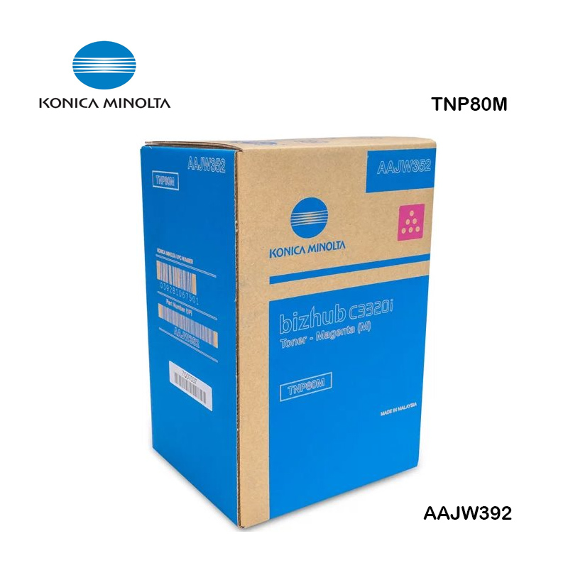 TONER KONICA MINOLTA BIZHUB C-3320i (MAGENTA) TNP80M 220V / 60HZ AAJW392