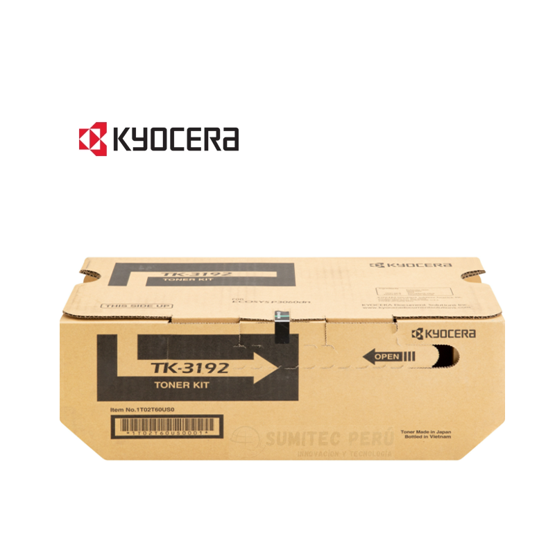 TONER KYOCERA TK-3192 NEGRO P3060DN 25.000 PAGINAS