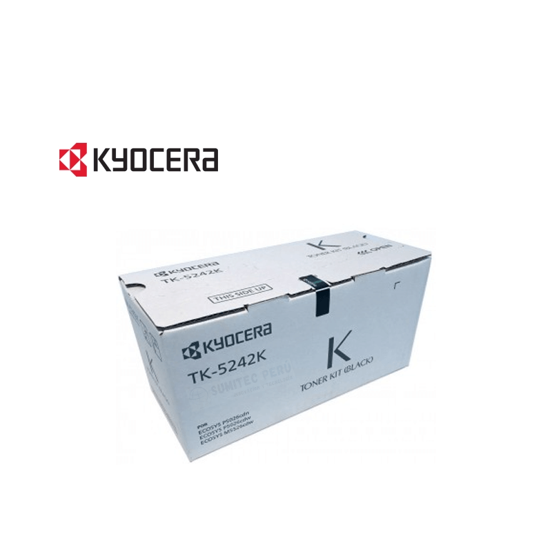 TONER KYOCERA TK-5242K NEGRO M5526CDW 4.000 PAGINAS