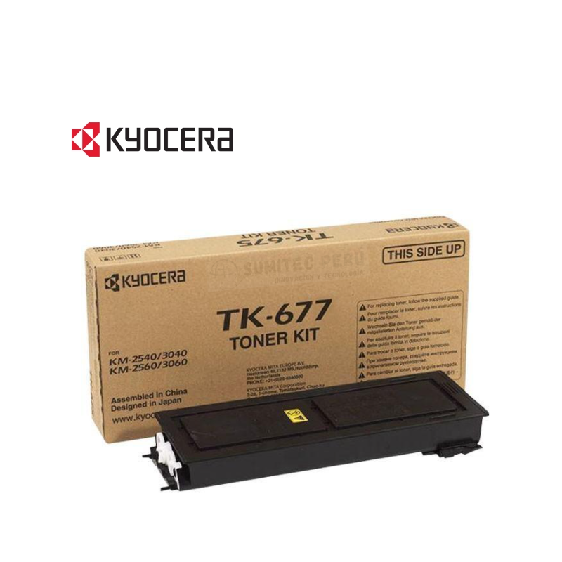 TONER KYOCERA TK-677 NEGRO KM2540 20.000 PAGINAS