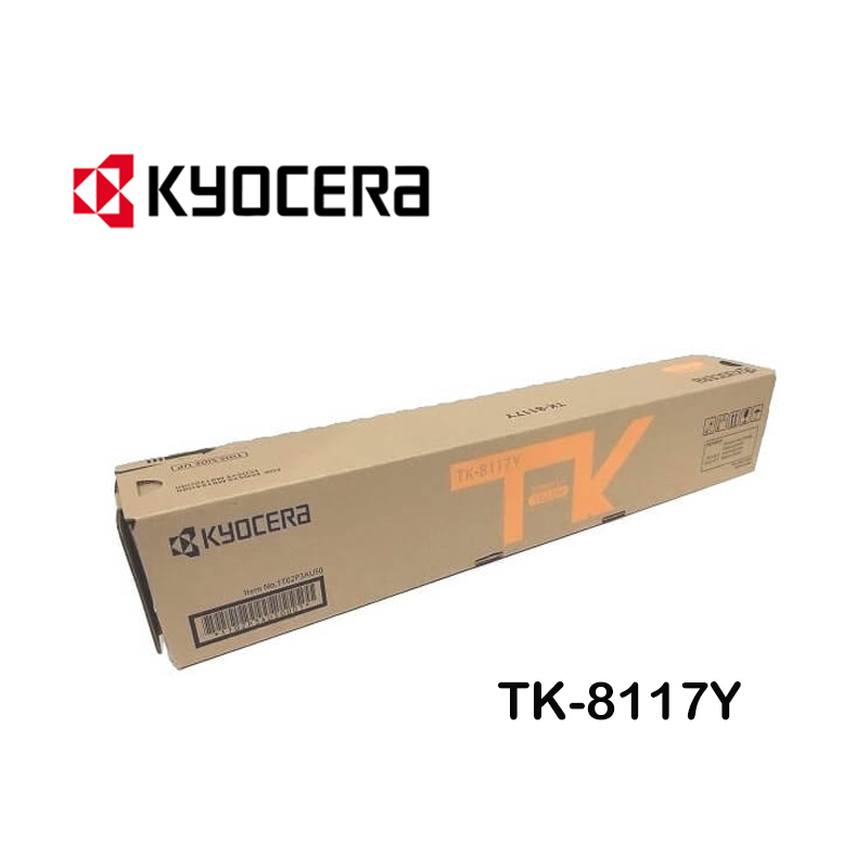 Toner Kyocera TK-8117Y Yellow fs-m8124cidn 6k.