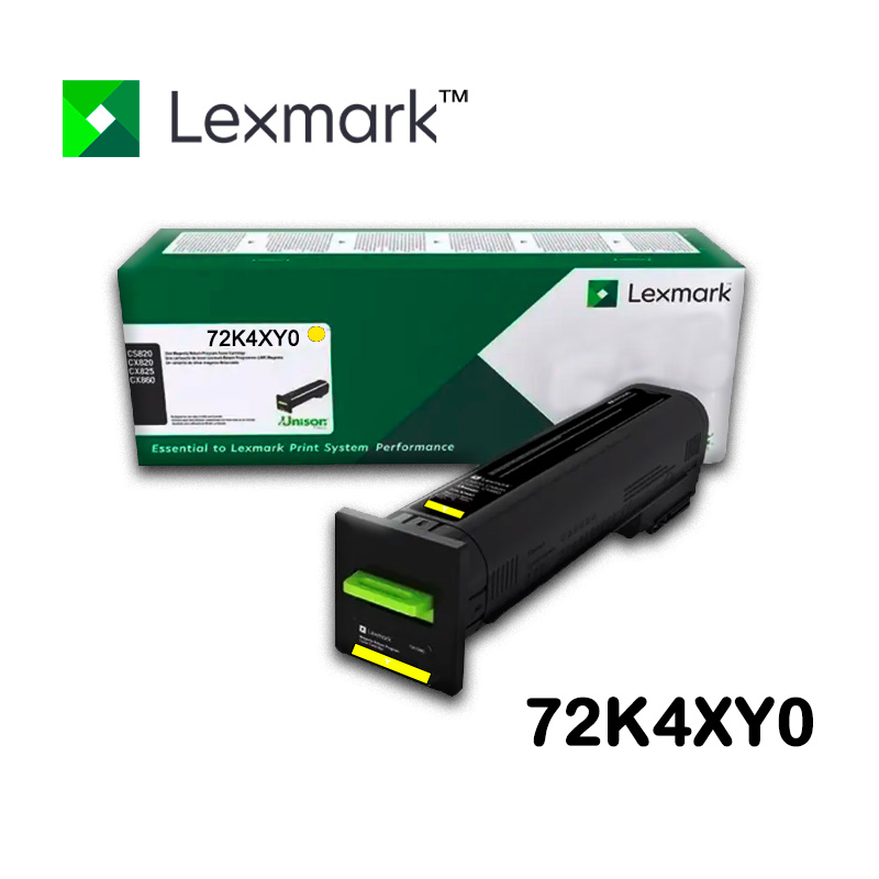 TONER LEXMARK 72K4XY0 CS820DE COLOR YELLOW(22K)