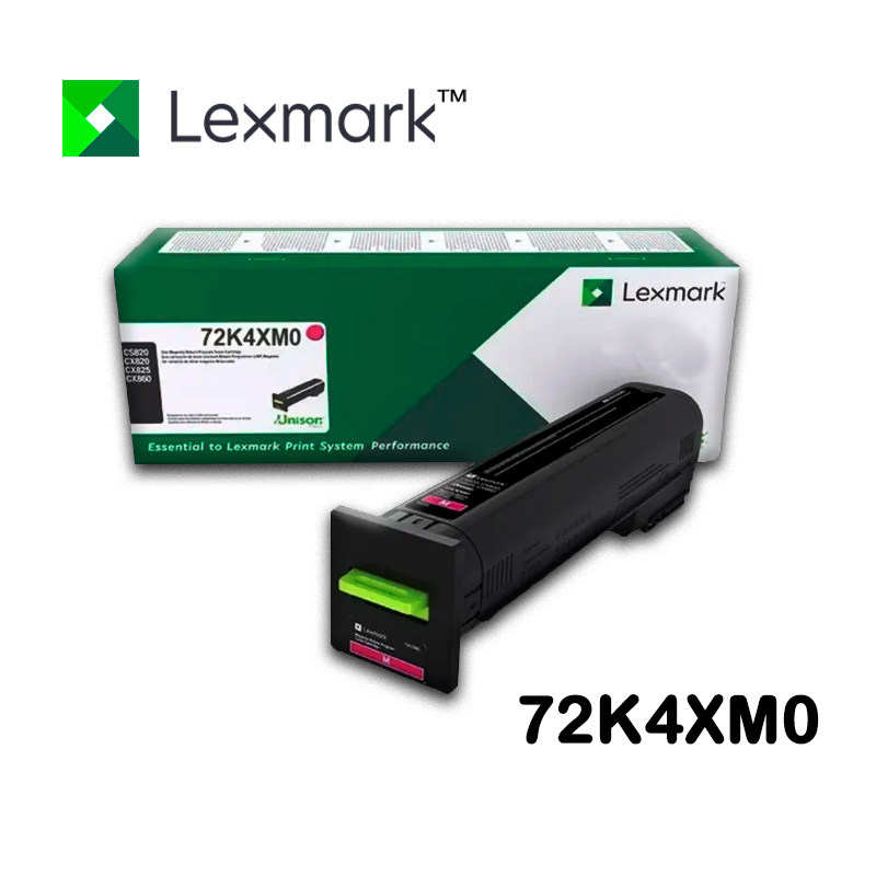 TONER LEXMARK 72K4XM0 CS820DE COLOR MAGENTA (22K)