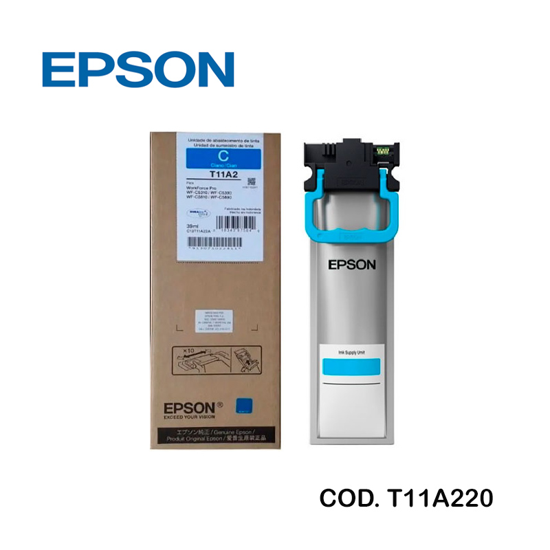 Tinta Epson T11A220 Cyan wf-c5810, c5890 5,000 Paginas