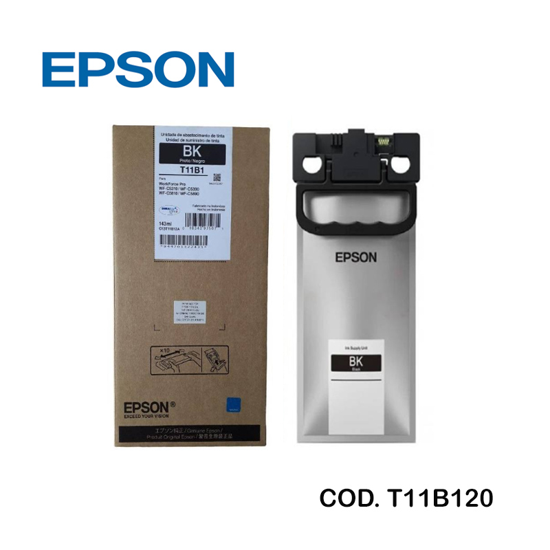 Tinta Epson T11B120 Negro XL wf-c5810, c5890 10,000 Paginas