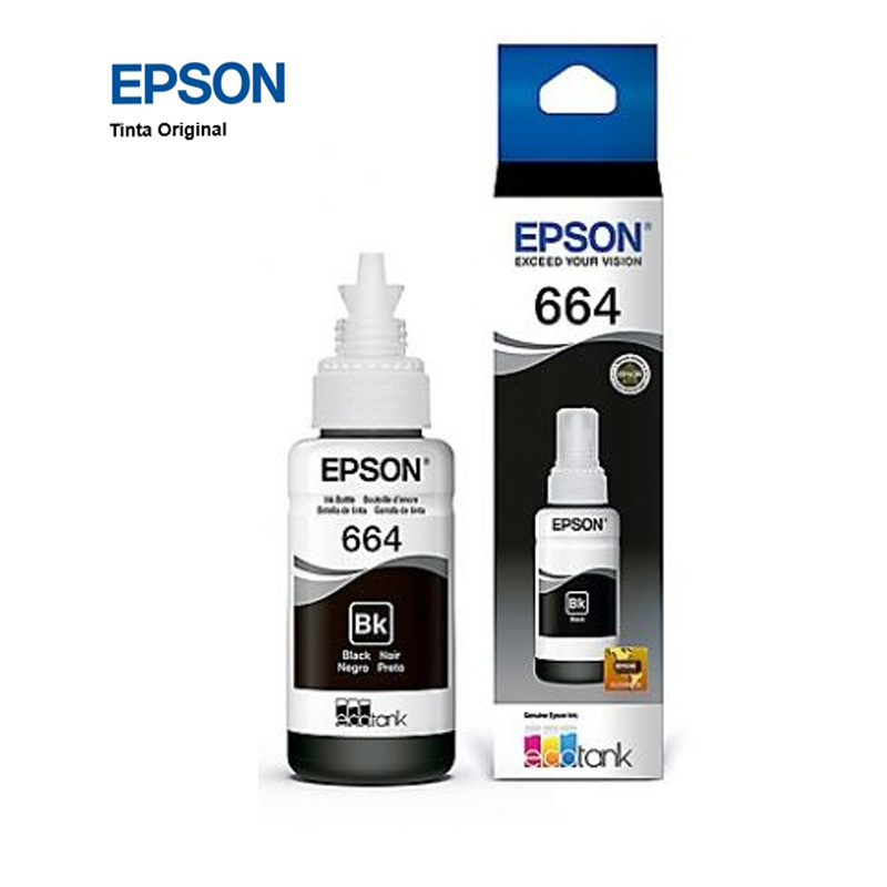 Tinta Epson T664120-AL Negro