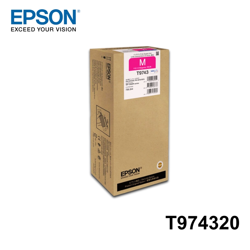 TINTA EPSON T974320 Magenta, WorkForce Pro WF-C869R