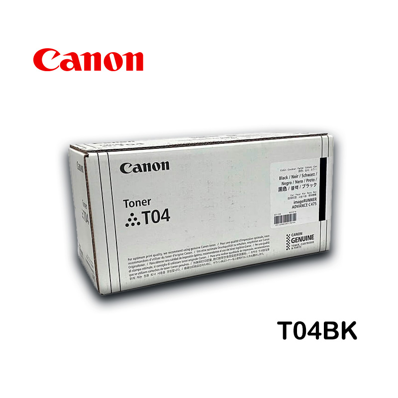 Toner Canon T04 Black Ir Adv C475 Series