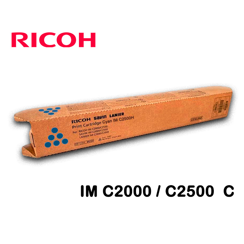 Toner Ricoh 842445 Cyan IM c2000, c2500  10.5K