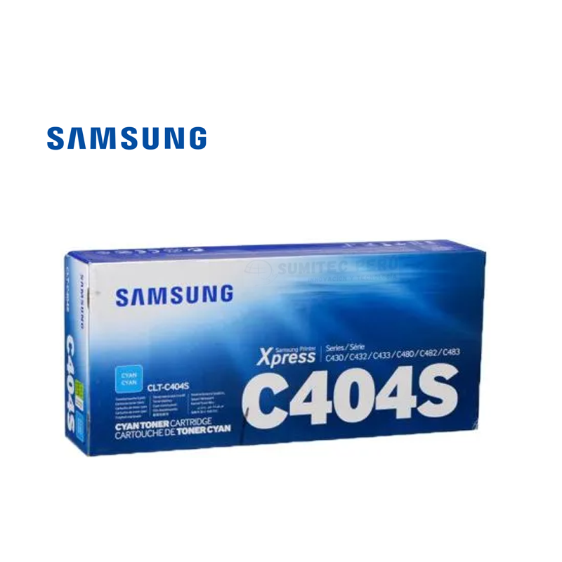 TONER SAMSUNG CLT-C404S CYAN 1,000 PAG