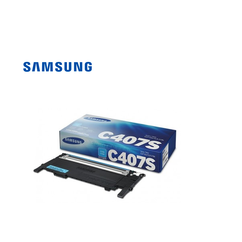 TONER SAMSUNG CLT-C407S CYAN 1,000 PAG