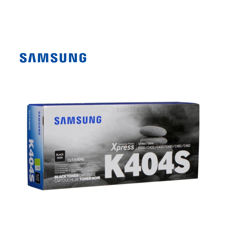 TONER SAMSUNG CLT-K404S BLACK 1,500 PAG