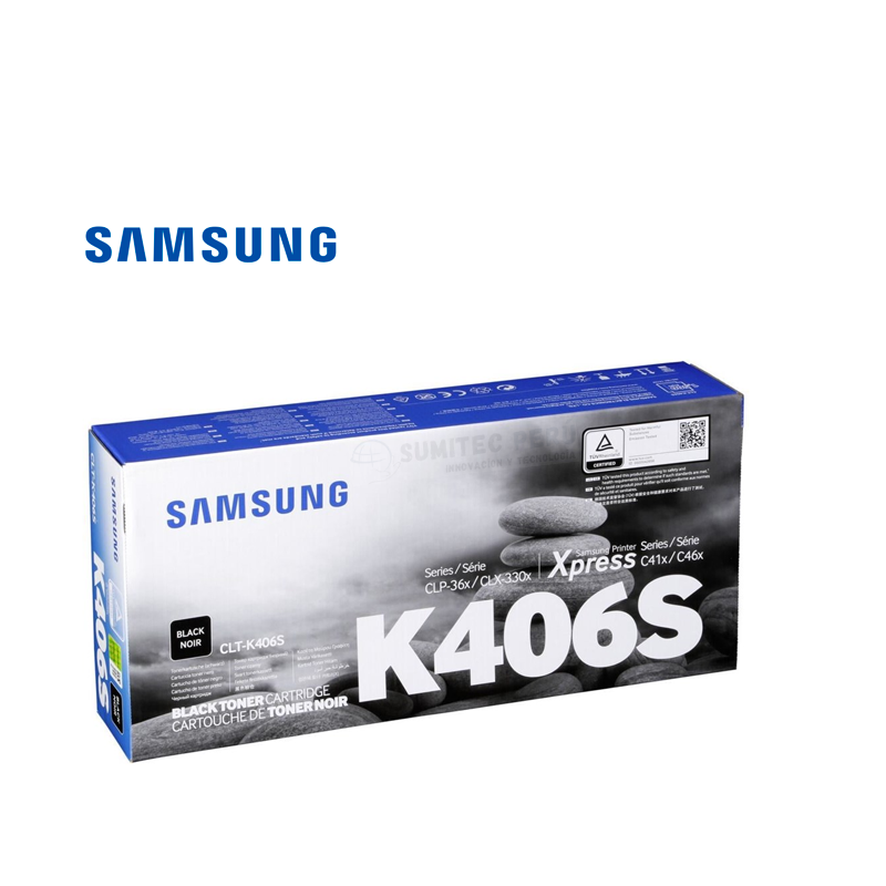 TONER SAMSUNG CLT-K406S BLACK 1,500 PAG
