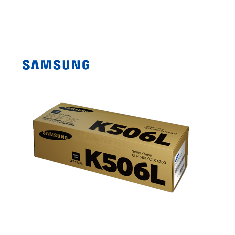 TONER SAMSUNG CLT-K506L BLACK 6,000 PAG