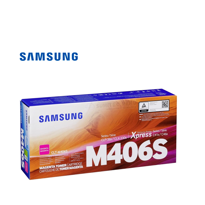 TONER SAMSUNG CLT-M406S MAGENTA 1,000 PAG