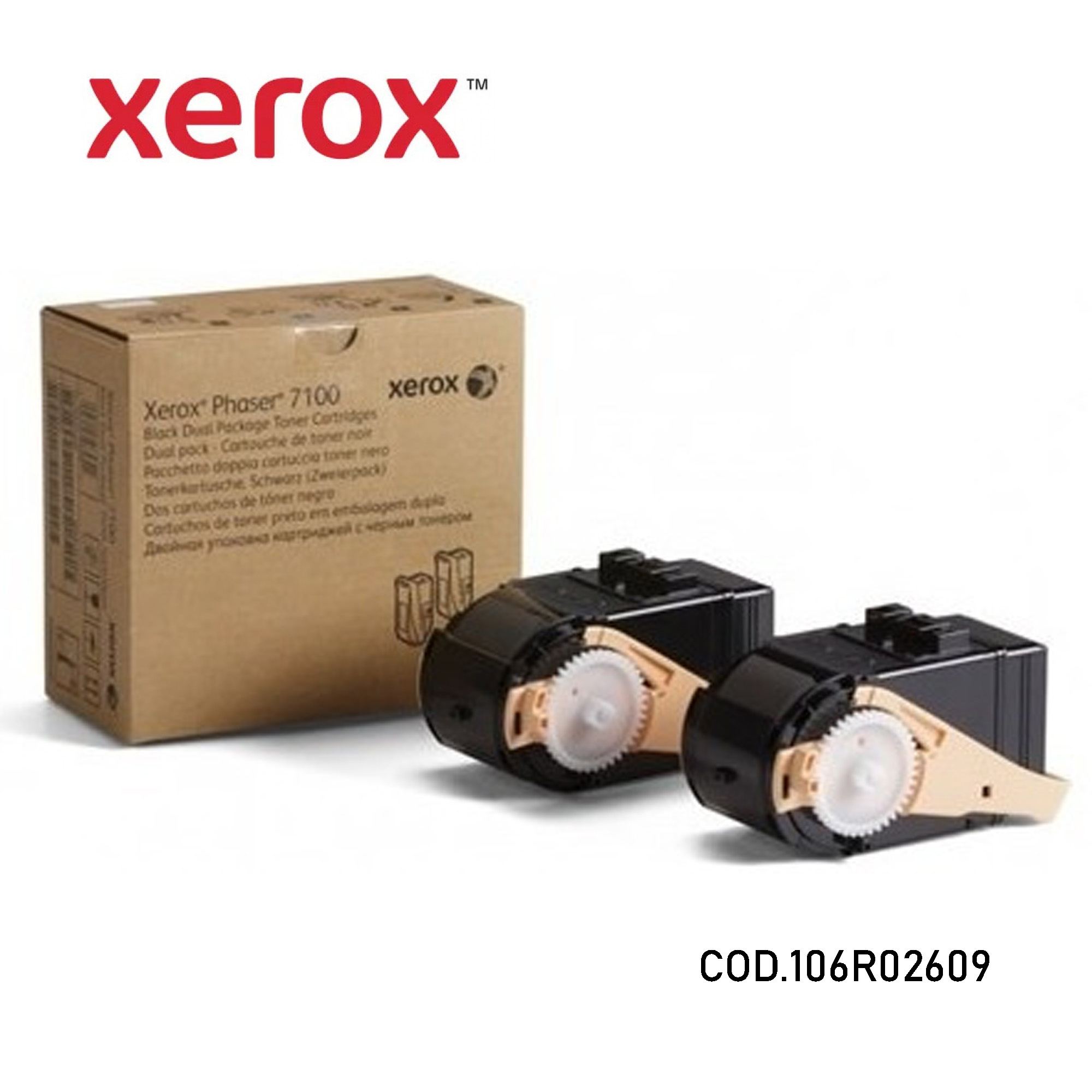 TONER XEROX 106R02609 DUAL PACK CIAN PARA PHASER 7100