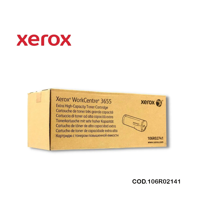 TONER XEROX 106R02741 WC 3655 25,900 PAGS