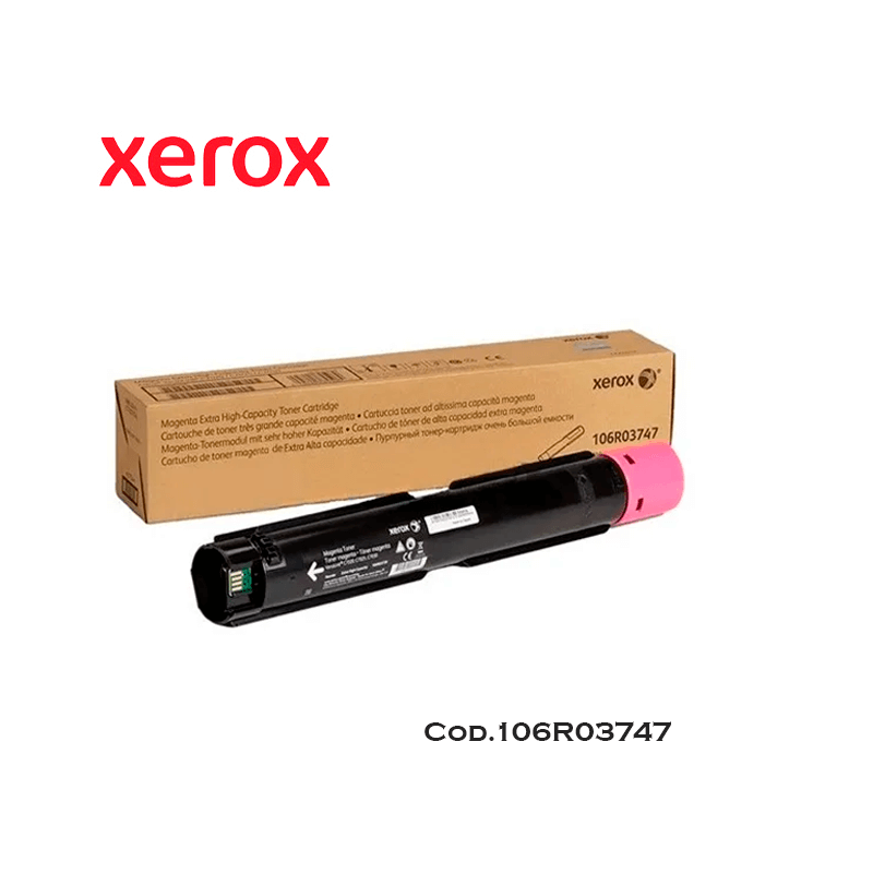 TONER XEROX 106R03747 MAGENTA PARA VERSALINK C7020 C7025 C7030